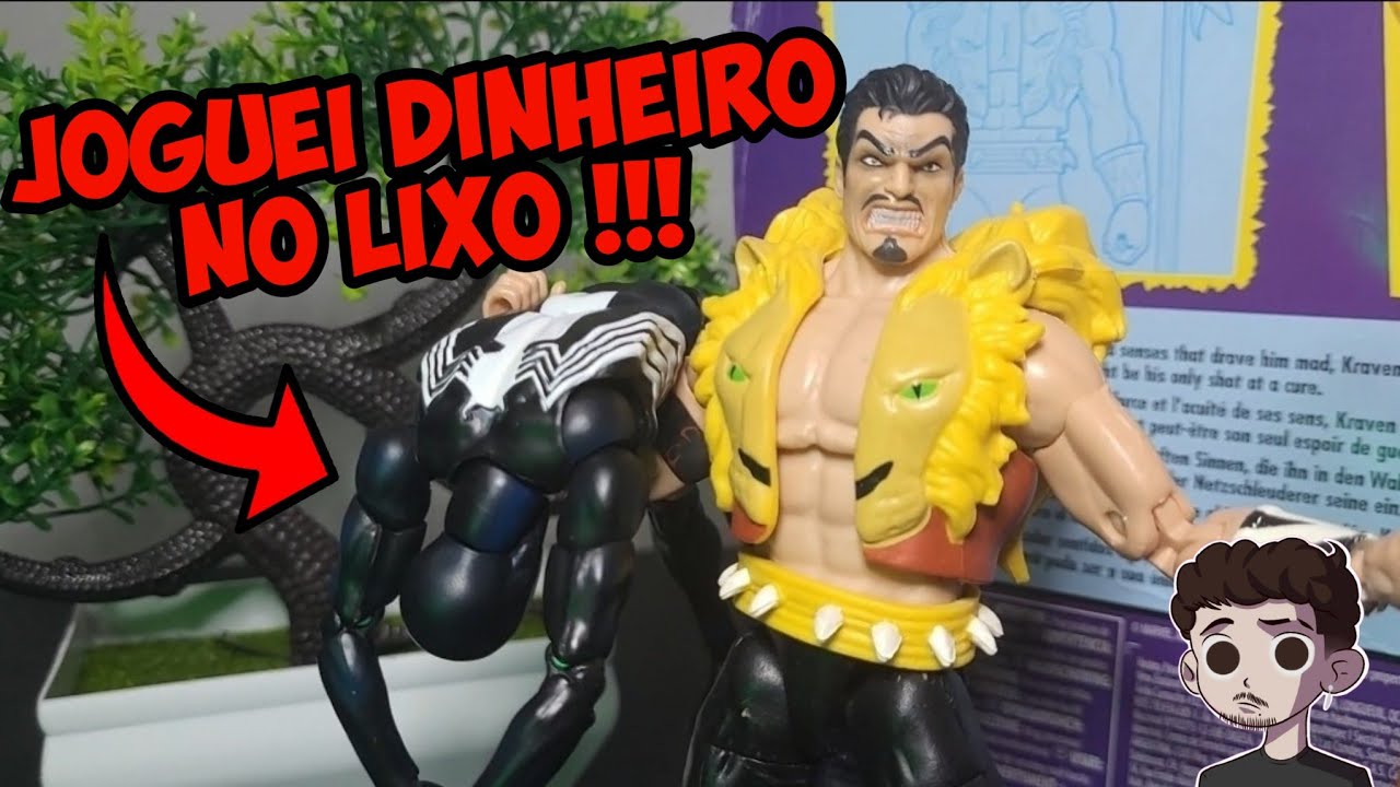 CUIDADO COM ESSE GOLPE !!  - KRAVEN BOOTLEG ALIEXPRESS MARVEL LEGENDS - REVIEW PT/BR
