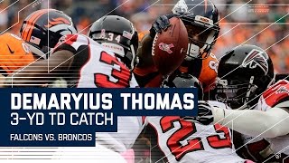 Demaryius Thomas Makes the Quick Catch & Reaches Out for a TD! | Falcons vs. Broncos | NFL