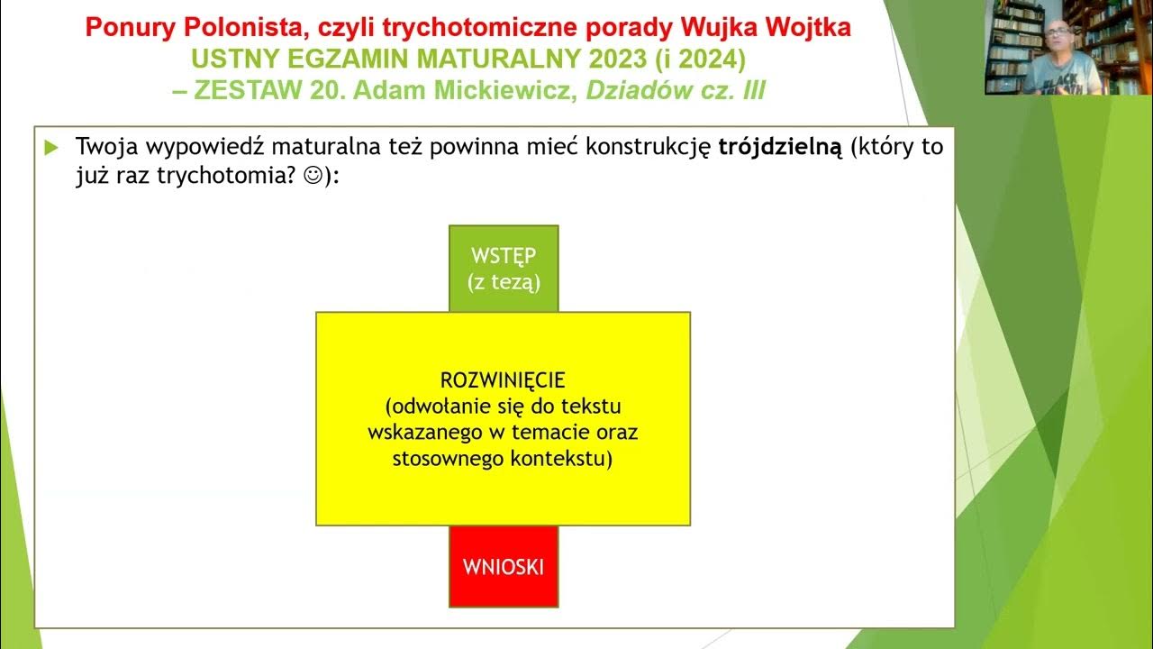 Cząsteczkowa Budowa Ciał Sprawdzian Klasa 7 MU Z 20 - Adam Mickiewicz, Dziadów cz III - matura ustna, lista jawna