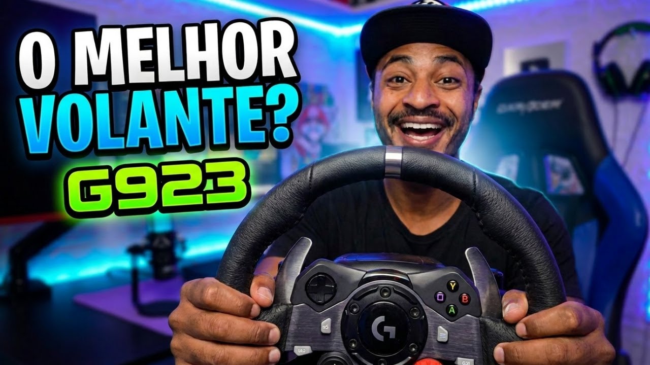 LOGITECH G923 MELHOR VOLANTE PARA XBOX ONE e XBOX SERIES!