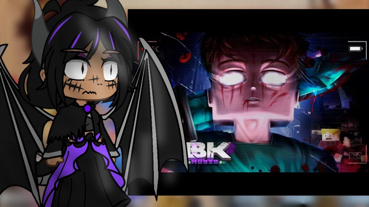 Minecraft Bosses React Rap do Herobrine(@ALBKMUSIC) gacha