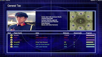 Command & Conquer Generals Zero Hour 2v2v2 pro Nuke Gen