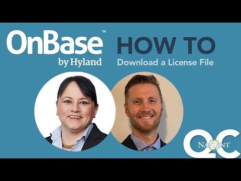 How to Download a License File and Apply It to an OnBase Environment