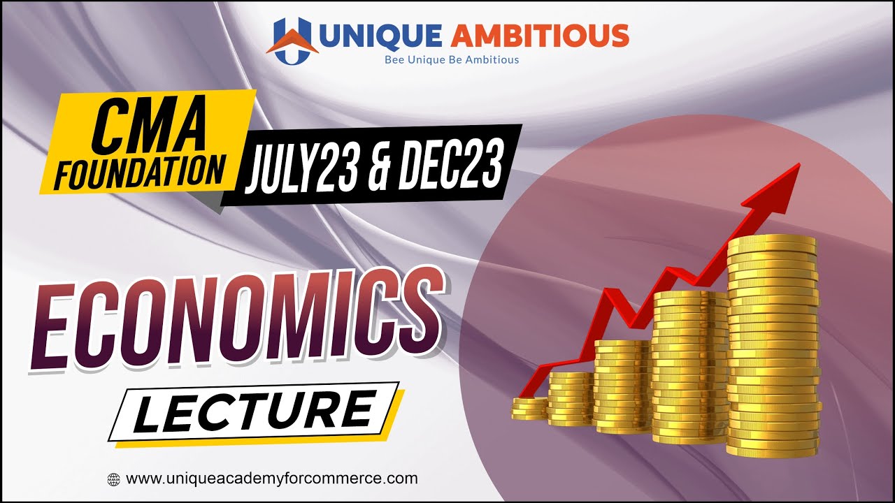 CMA Foundation | Economics Lecture 4 | CS Shubham Abad
