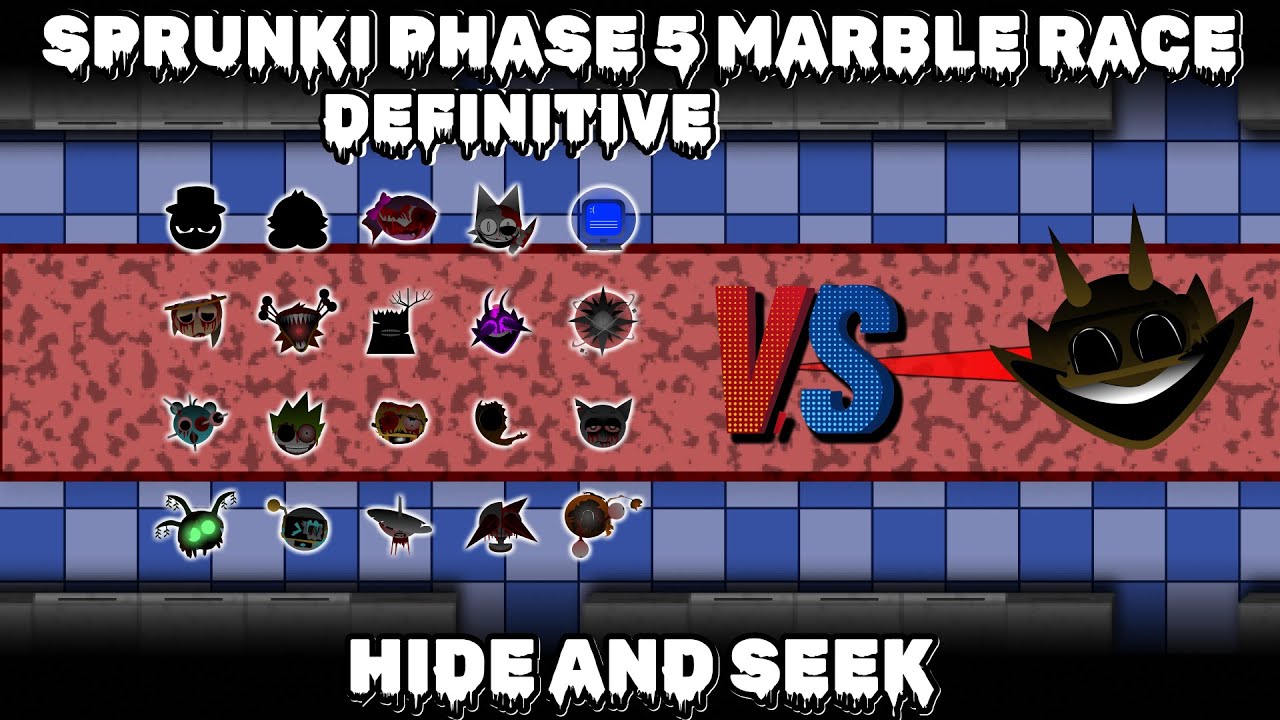 Incredibox Sprunki Phase 5 Definitive Vs. Seeker - Hide and Seek Marble Race In Aldogoo