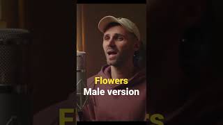 Male version of Flowers by Miley Cyrus - full vid on my channel! #flowers #cover #singer #acoustic