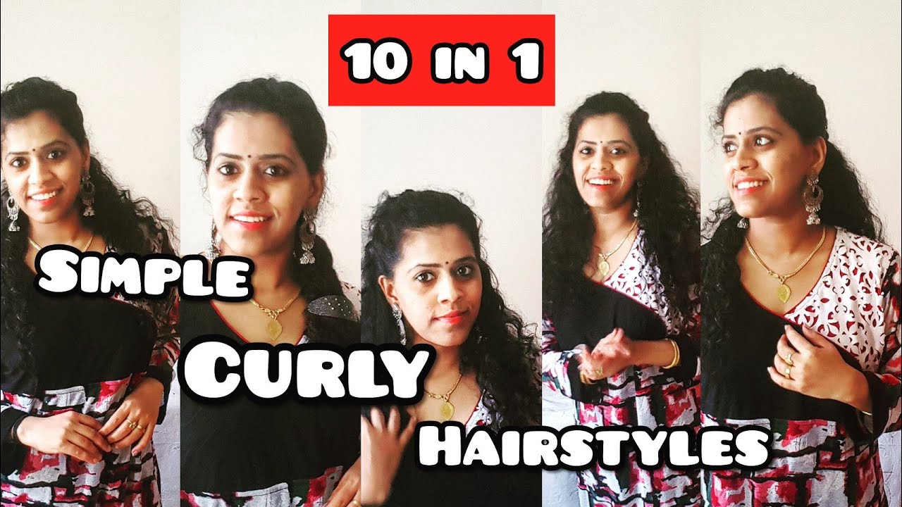 10 Easy Simple Curly Hairstyles Malayalam 10 Easy Simple Curly Hairstyles Malayalam