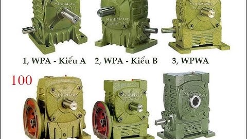 Hộp giảm tốc trục vít WPA WPDA 100, trục vuông góc, 0968140191, MinhMotor