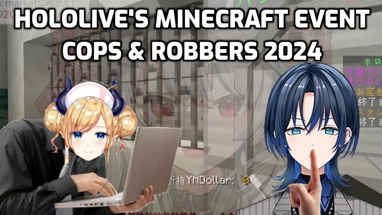 HOLOLIVE'S MINECRAFT "DOROKEI" COPS & ROBBERS 2024