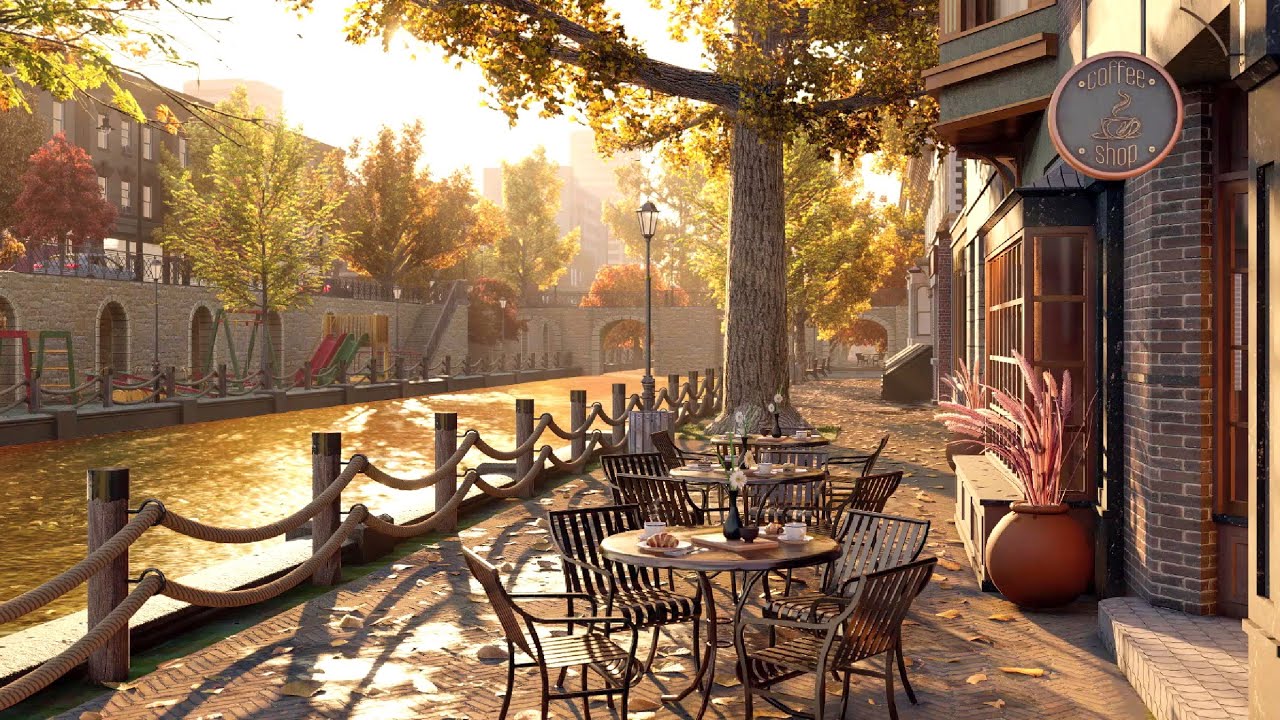 Autumn Jazz Cafe Ambience Relaxing Fall Jazz Music for Deep Focus