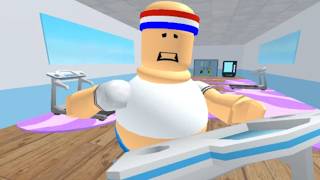 RUN FROM GYM RUNN! (GYM OBBY) screenshot 2
