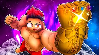 Aku Cabar Thanos Dalam Game Gauntlet Simulator! (Roblox Malaysia)