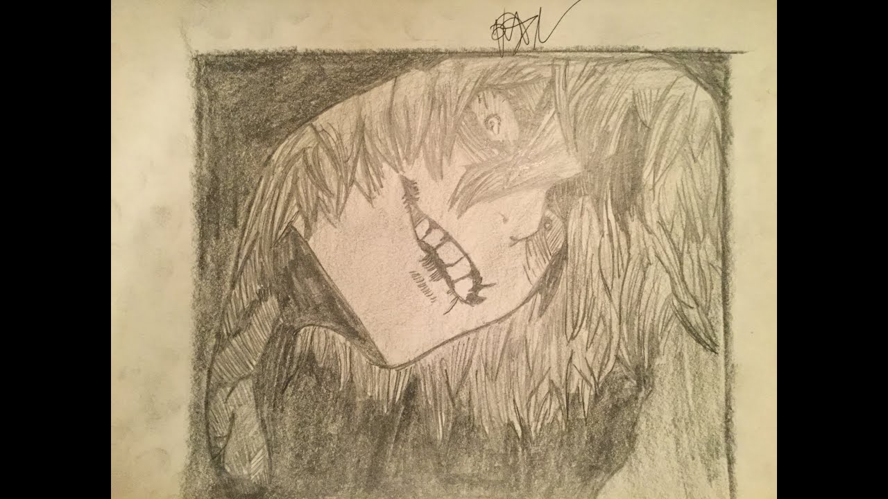 SpeedDrawing Tomura Shigaraki From Boku No Hero Academia - YouTube