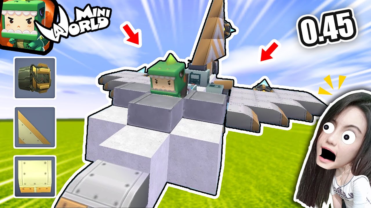 จุ่น สร้างเครื่องบิน อัพเดทใหม่ - Mini World | พี่เมย์