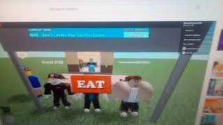 You won the chicken eat off roblox the normal elevator