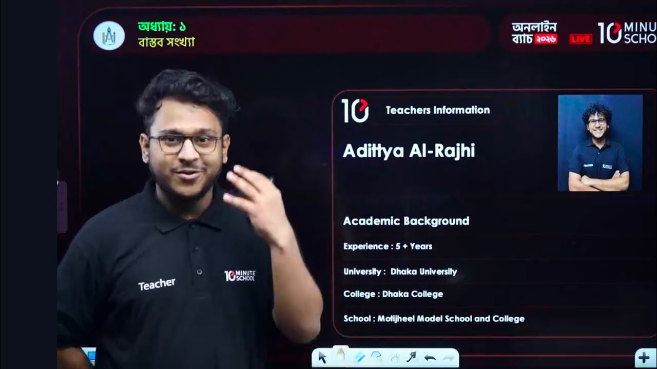 class9 general math live class in 10 minutes School.