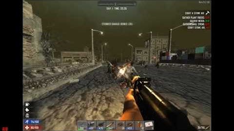 7 Days to Die alpha 15 very high spawn , always run pt.2