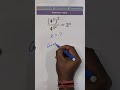 Find the value of x❓#math #viral #mathematics