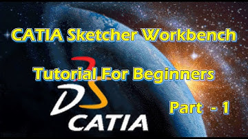 CATIA Tutorial for Beginners - 1 | Sketcher Workbench | Profile Toolbar | CATIA V5 Tutorials