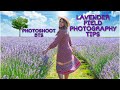 LAVENDER FIELD PHOTOSHOOT IN NATURAL LIGHT |  PHOTOSHOOT BEHIND THE SCENES | RICHMOND LAVENDERLAND