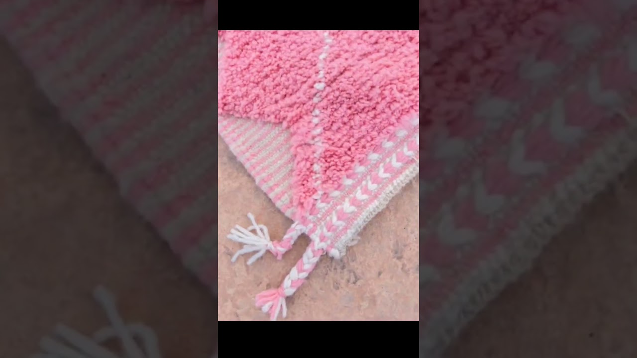 Gorgeous Pink Moroccan rug made to order