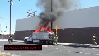 LAFD ENGINE 66 - AUTO FIRE (SOUTH LA)