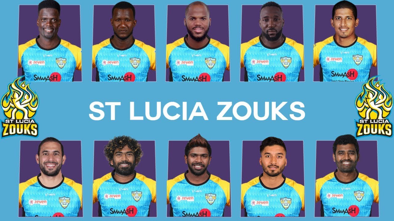 st lucia zouks jersey