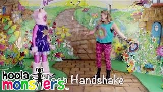 Vertical Hand Spin \& Hula Hoop Handshake: Tutorial for Kids!