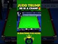 This Is Why Judd Trump Is a Champion! 🤯🏆#snooker #shorts