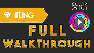 Color Switch Full Walkthrough - BLING 48