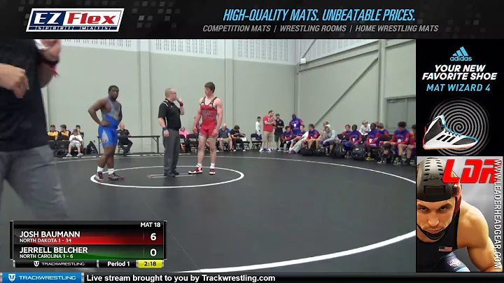 Mat 18 220 Josh Baumann North Dakota 1 Vs Jerrell ...