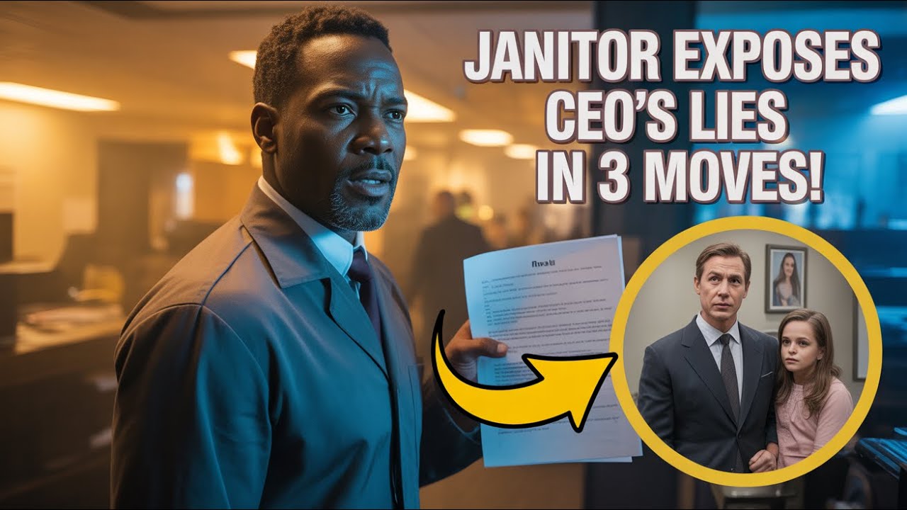 Discover the Incredible Moment When a Black Janitor Exposed a Millionaire CEO in Just 3 Moves!