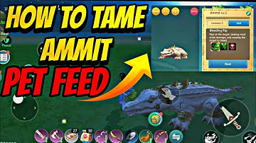 UTOPIA ORIGIN : HOW TO TAME AMMIT PET AND PET FEED AND LOCATION