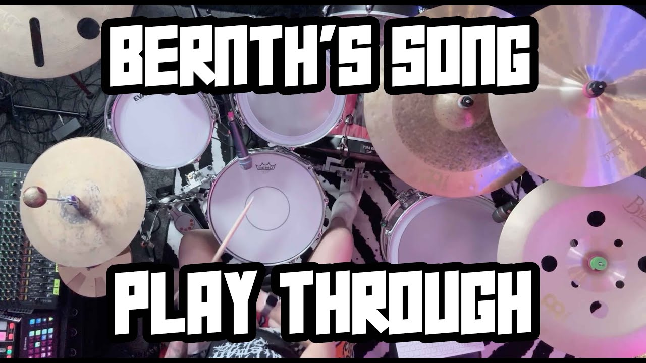 Bernth's Song | Jam House 2025 DRUM PLAY THROUGH | SunfyreTV