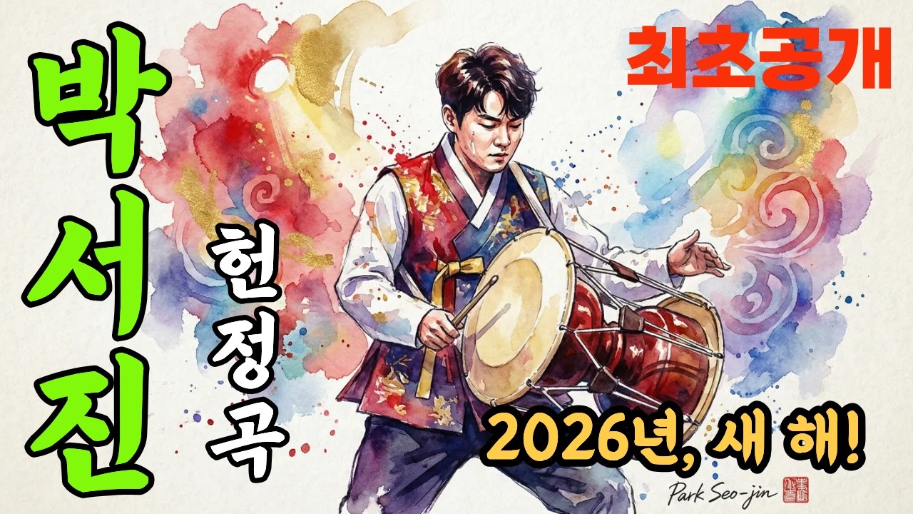 [박서진] 2026년 대박 터지는 신곡 2곡 공개! 🥁 (장구야 터져라 / 그대라는 등대)