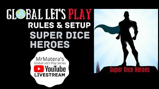 Let's Play - Super Dice Heroes Directions & Templates PRINT AND PLAY!