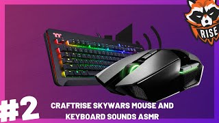 [Craftrise skywars] Mouse and keyboard Sounds + ASMR #2