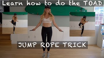 Learn how to do the Toad Jump rope trick tutorial~ skipping rope skills