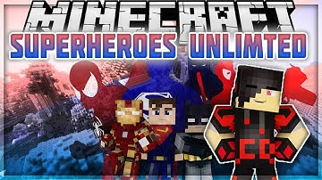 Minecraft: Mod Showcase - Superheroes Unlimited [SUPERHEROES AND ALL POWER]
