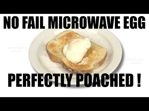 Perfect NO FAIL Microwave Poached Egg Recipe Tutorial