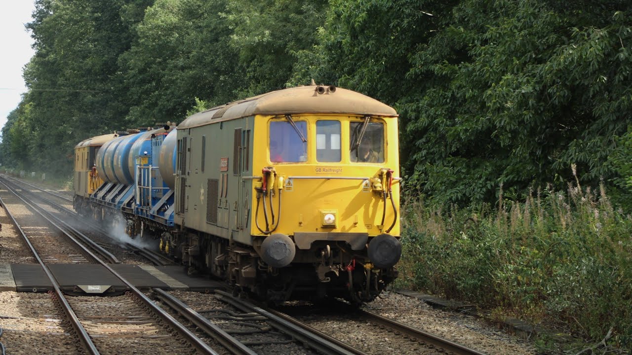 Gbrf 73201/73119 on RHTT shakedown test through Pluckley 11/09/24 - YouTube