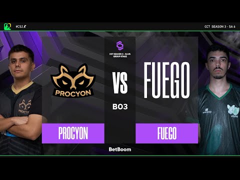 CCT Season 3 - SA #6 | Procyon vs Fuego | Fase de grupos | CS2
