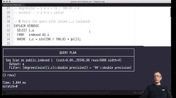 DB2 — Chapter #10 — Video #49 — Matching queries and indexes, expression-based indexes