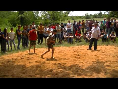 2014 წლის 7 ივლისი, იოანე ნათლისმცემლის შობის დღის დღესასწაული. ჭიდაობა 1