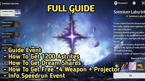 Full Guide Event Somnium Labyrinth Wuthering Waves 1.4, How To Get Dream Shard & Free Weapon