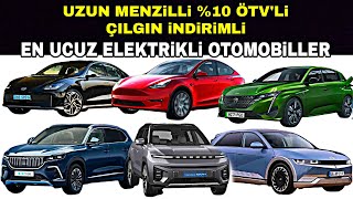 Muhteşem İndi̇ri̇mlerle Satilan En Ucuz Elektri̇kli̇ Otomobi̇ller