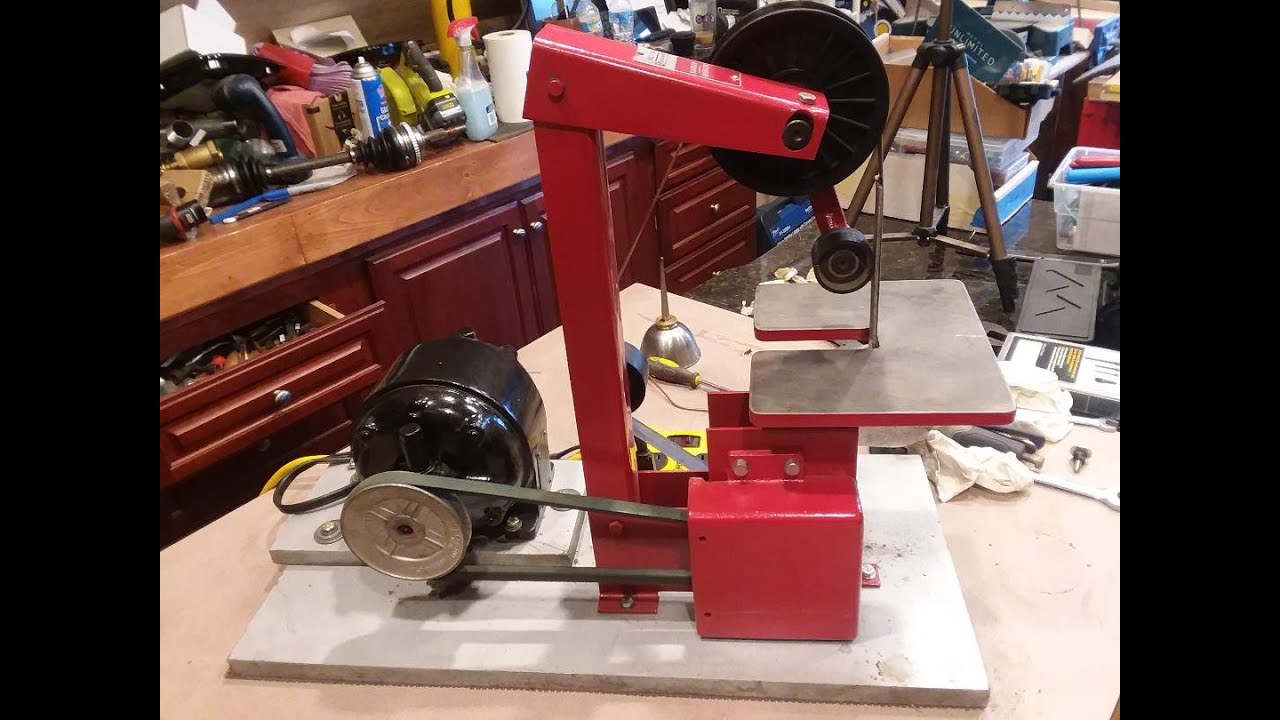 1" Belt sander repair and modifications YouTube