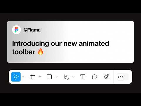 Build the Figma floating toolbar with Framer Motion