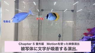 【7/20発売】被写体に文字が吸着する演出【Motion】