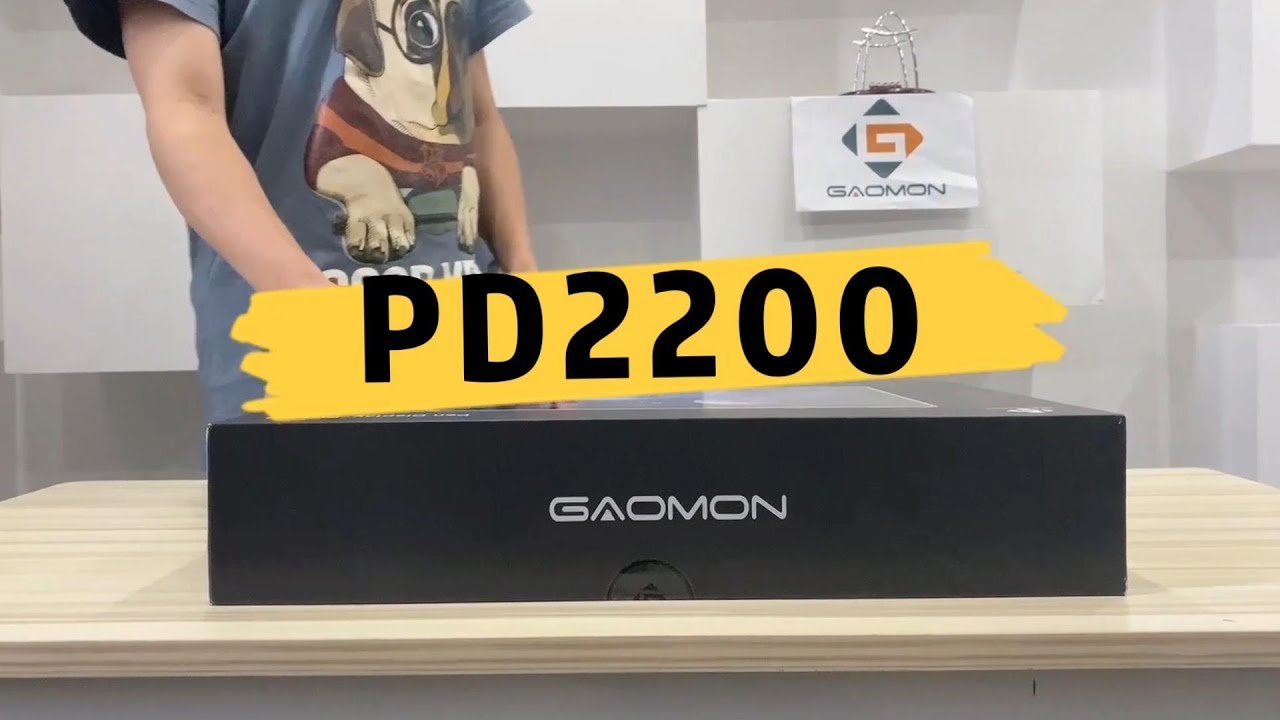 GAOMON PD2200 Pen Display Graphic Monitor Work Scene YouTube